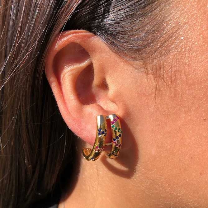 Ear Hook Duplo Rainbow