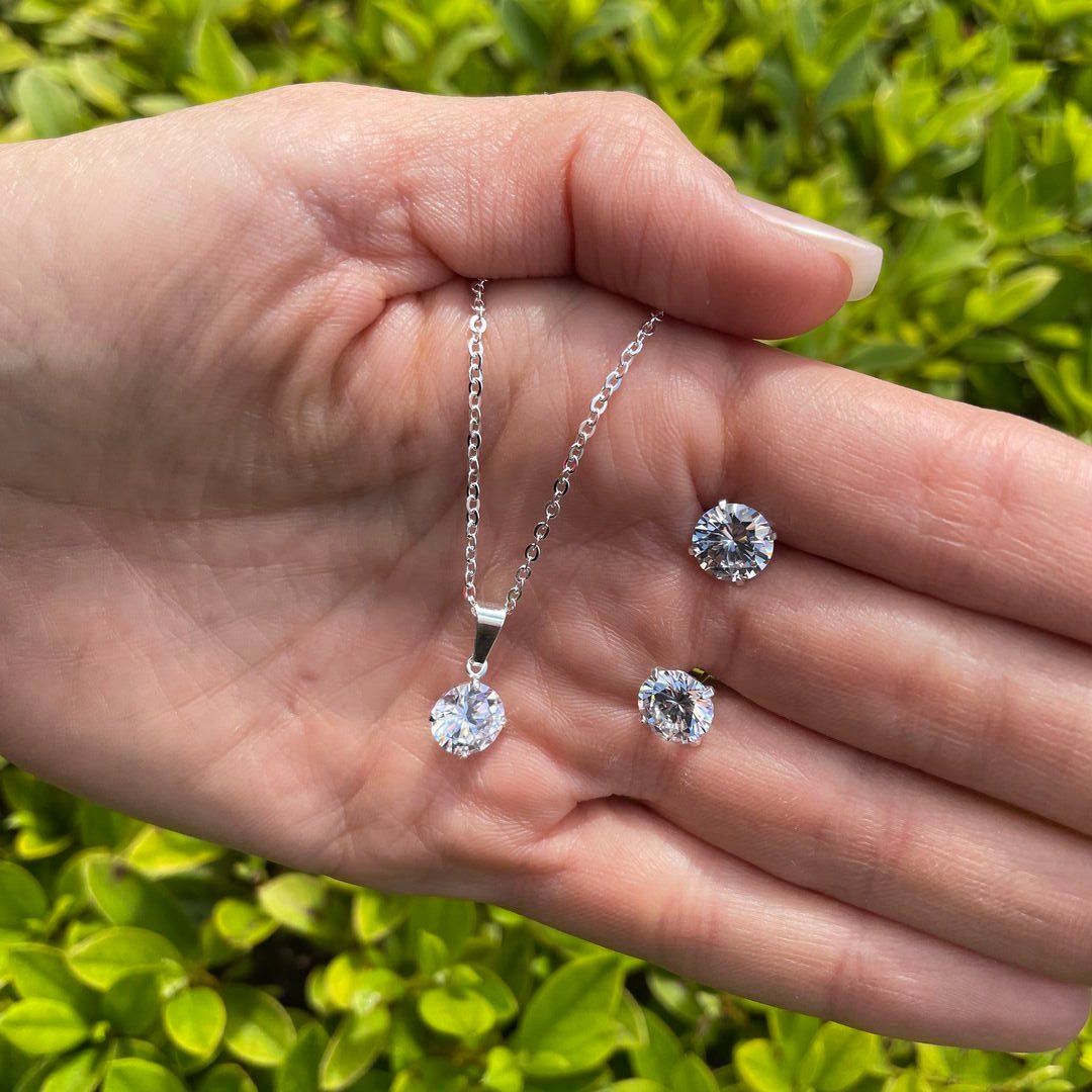 Conjunto Ponto de Luz 10mm Prateado