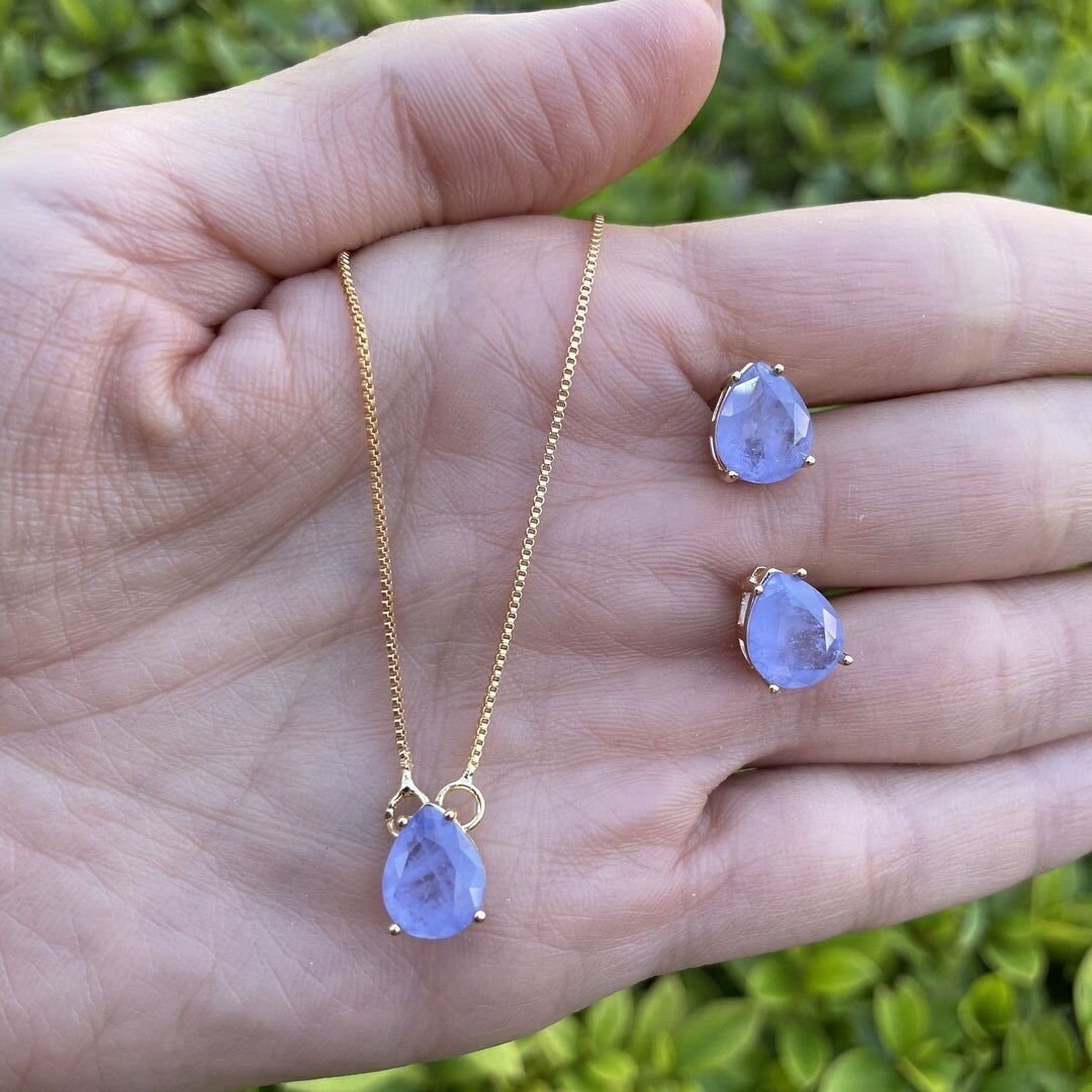 Conjunto Gota 8x10 Fusion Roxo Dourado