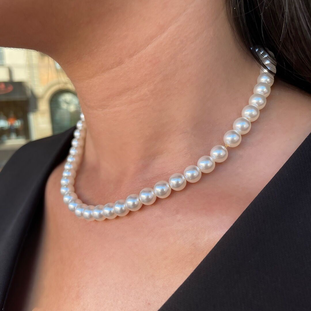 Choker Pérola G Dourada