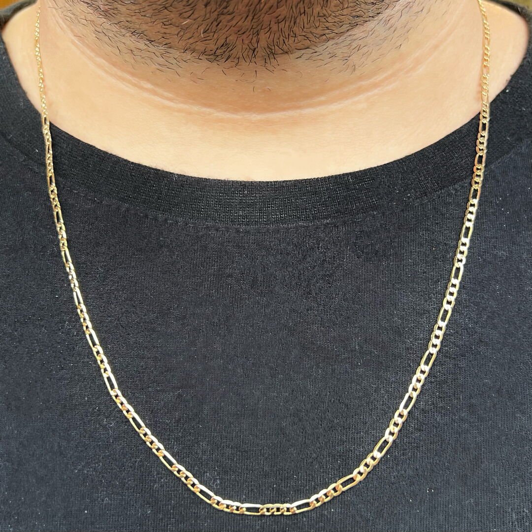 Colar 3x1 Fino 60cm Liso Dourado
