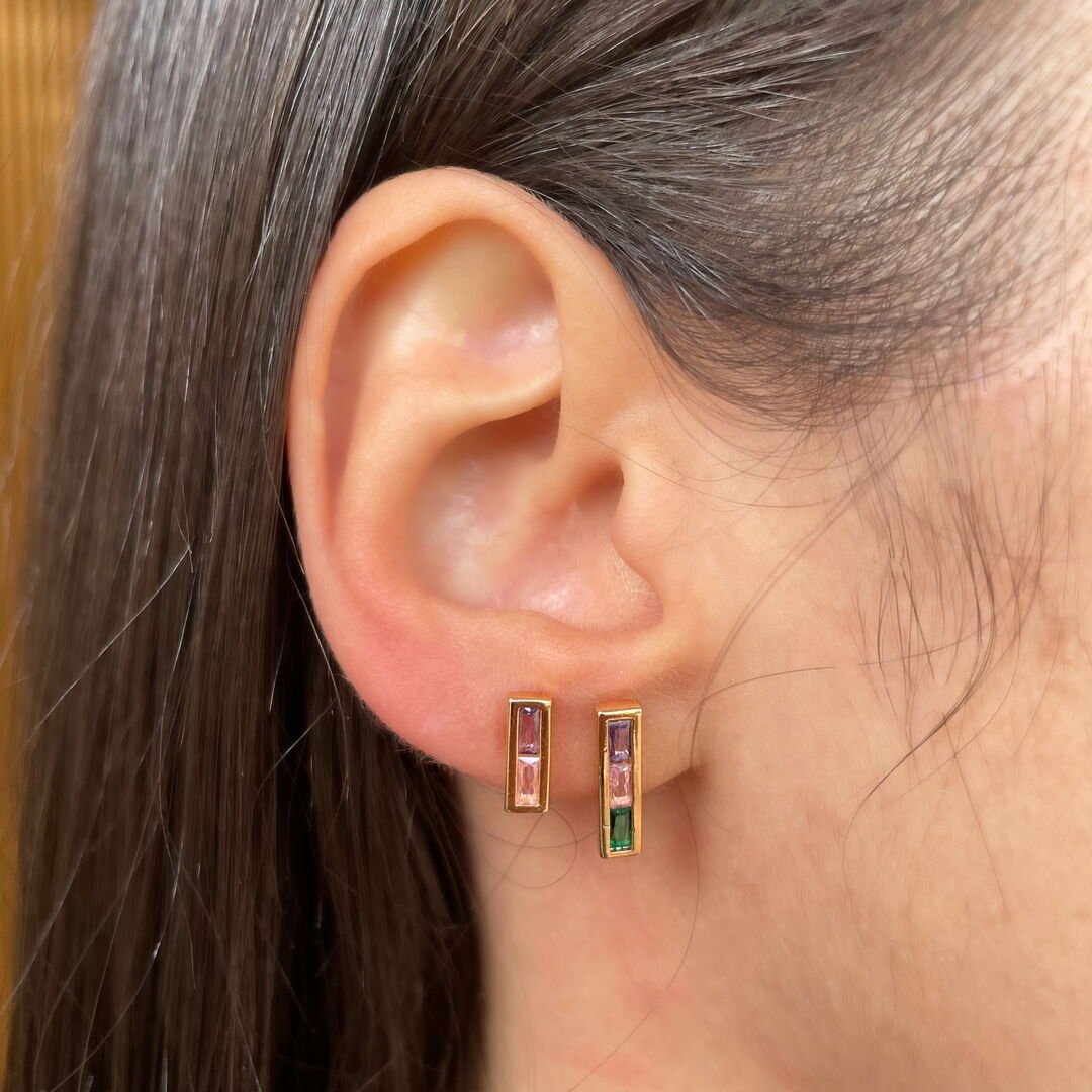 Duo Palito Baguete Rainbow Dourado