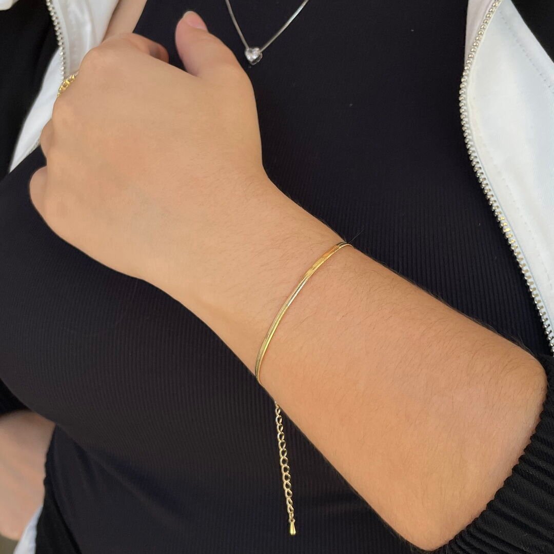 Pulseira Fita 2mm 2026/1 Liso Dourado
